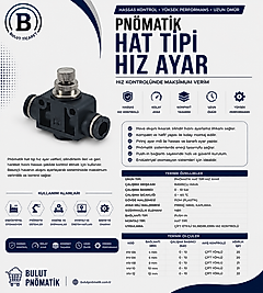 PNÖMATİK HAT TİPİ HIZ AYAR
