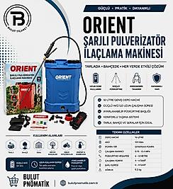 ORIENT ŞARJLI İLAÇLAMA POMPASI 16LT