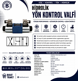 4WE10J NG10 ÇİFT BOBİN HİDROLİK VALF 4/3 ABT AÇIK MERKEZ oxim