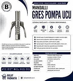 Vav Mandallı Gres Pompası Ucu