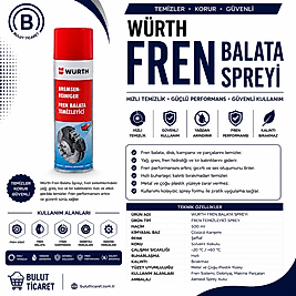 WÜRTH FREN BALATA TEMİZLEYİCİ BASİC 500ML